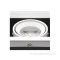 Éclairage Hsong - Lumière LED carrée de bonne qualité AR111 230V 10W 20W Downlight LED COB Spot Fights